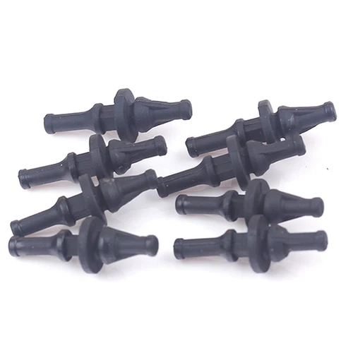 8PCS Silicone Soft Rubber Fan Screws Mounts Anti Vibration For Cooling PC Black