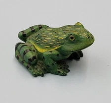 VTG Handpainted Land & Sea Nature Series Tree Frog Shelf / Plant Mini Figurine