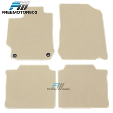 For 12-17 Toyota Camry Auto Floor Mats Liner Front Rear Nylon Beige Carpets 4PC