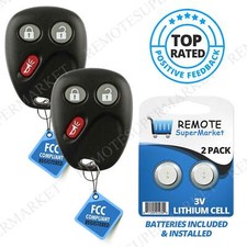 Replacement For 2003 2004 2005 2006 Gmc Sierra Yukon Remote Car Key Fob 2