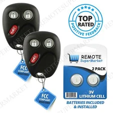 Replacement for 2003 2004 2005 2006 GMC Sierra Yukon Remote Car Key Fob (2)