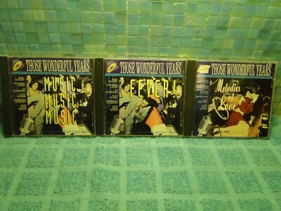 Those Wonderful Years Fever Melodies Of Love Music 3 CD Set -EXTRA CDs SHIP FREE