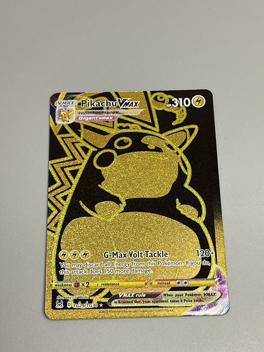 Helping my son: Origin of this Pikachu Vmax Gold Card (Rainbow Art