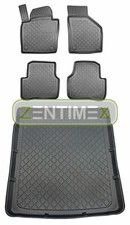 Z331090 SET Kofferraumwanne Gummifußmatten für VW Volkswagen Passat Exclusive B7
