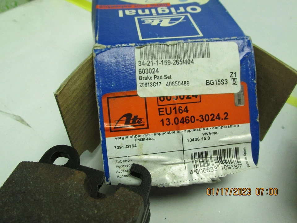 Pastillas freno bmw bavaria pinza reconstruir filtro desconocido aplicati original genuino Foto 2 de 4