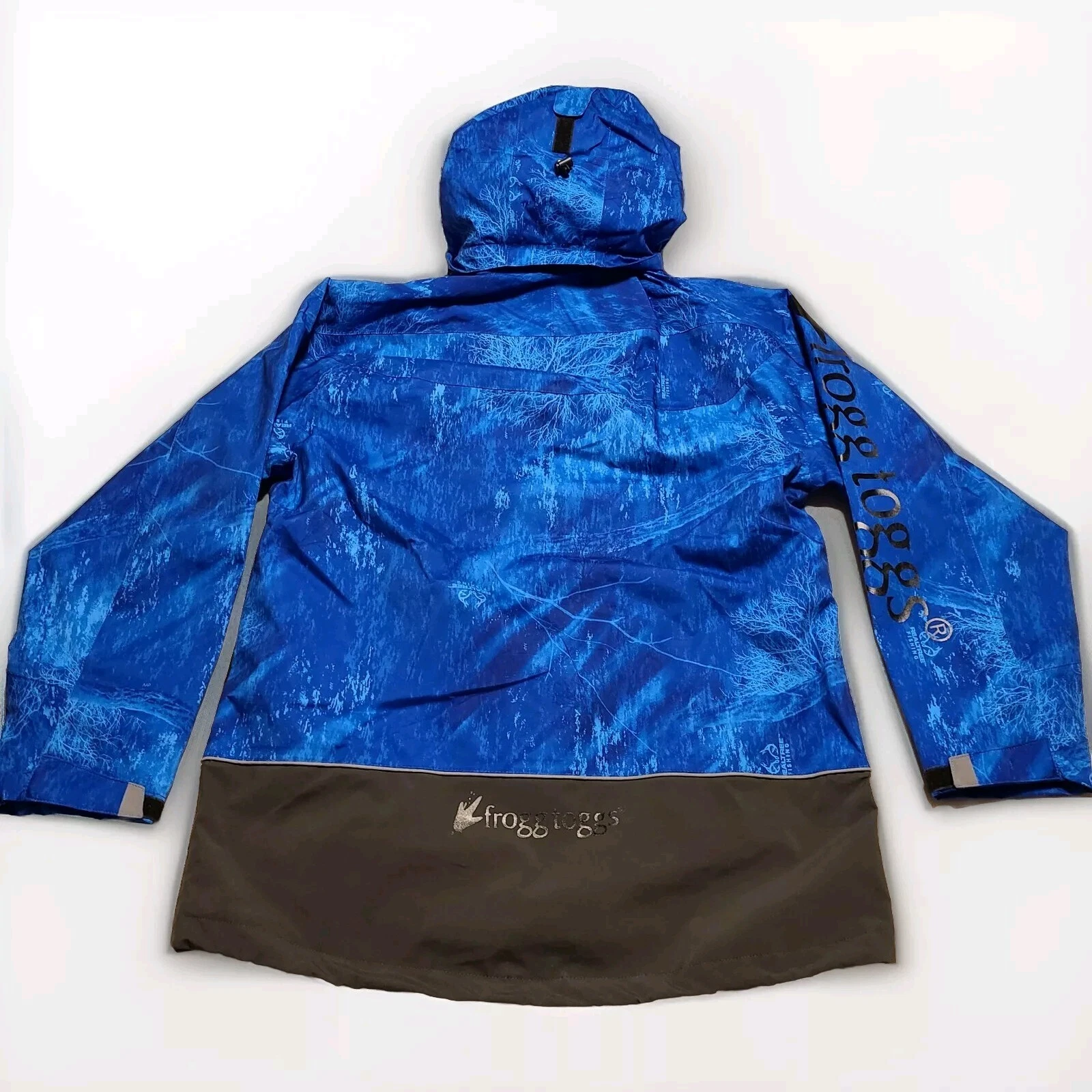 Limited Edition Frogg Toggs Pilot PRO Jacket Sz M Realtree Fishing Dark Blue - product detail image 11