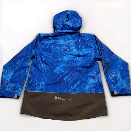 Limited Edition Frogg Toggs Pilot PRO Jacket  Sz M Realtree  Fishing Dark Blue  image 11
