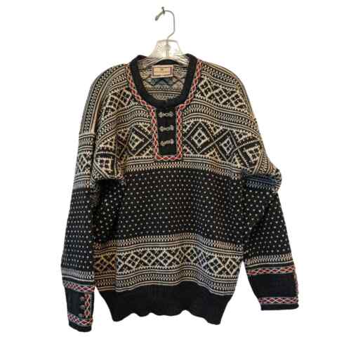 Dale of Norway Sweater 100% Wool sz M Traditional Norwegian Long Sleeve ...