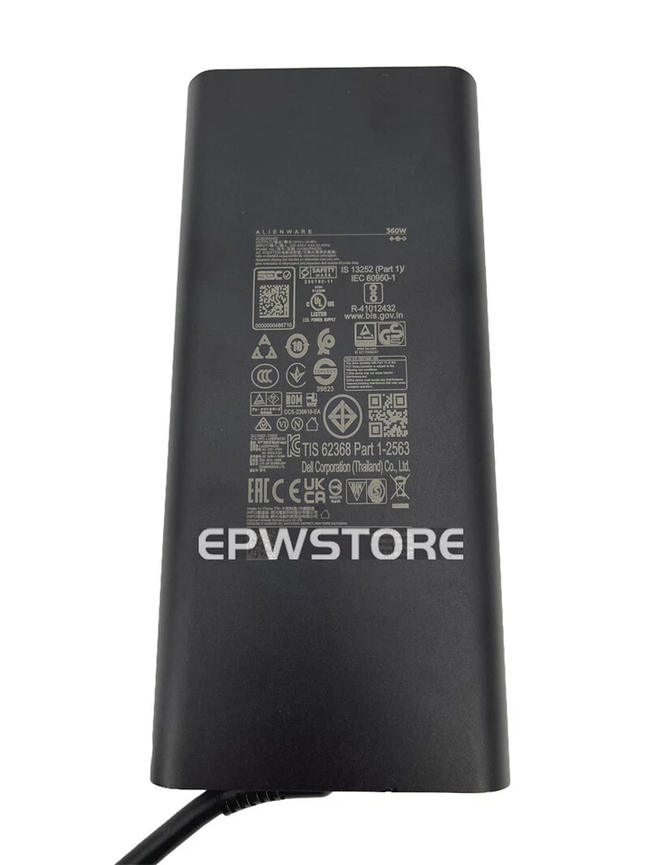 Original 19.5V 18.46A 360W GAN Barrel 7.4mm Aliemware M18 R2 X16 R2 AC Adapter - Image 2 of 4