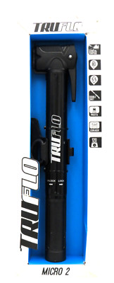 TRUFLO Micro 2 Minipumpe kompakt vielseitig und effizient Fahrrad schwarz refh