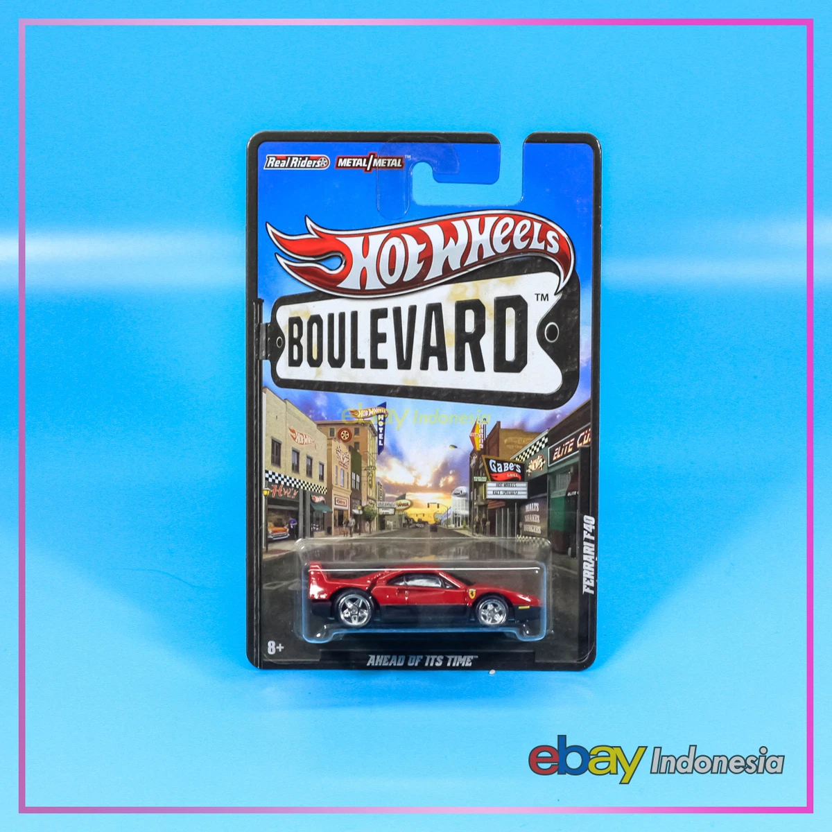 Hot Wheels Premium Boulevard Ferrari F Diecast 1: FREE Protector