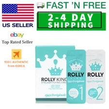 ROLLY KING Flying Lash Lift/ Brow Lamination Cream STEP 1 & STEP 2 Set-US Seller