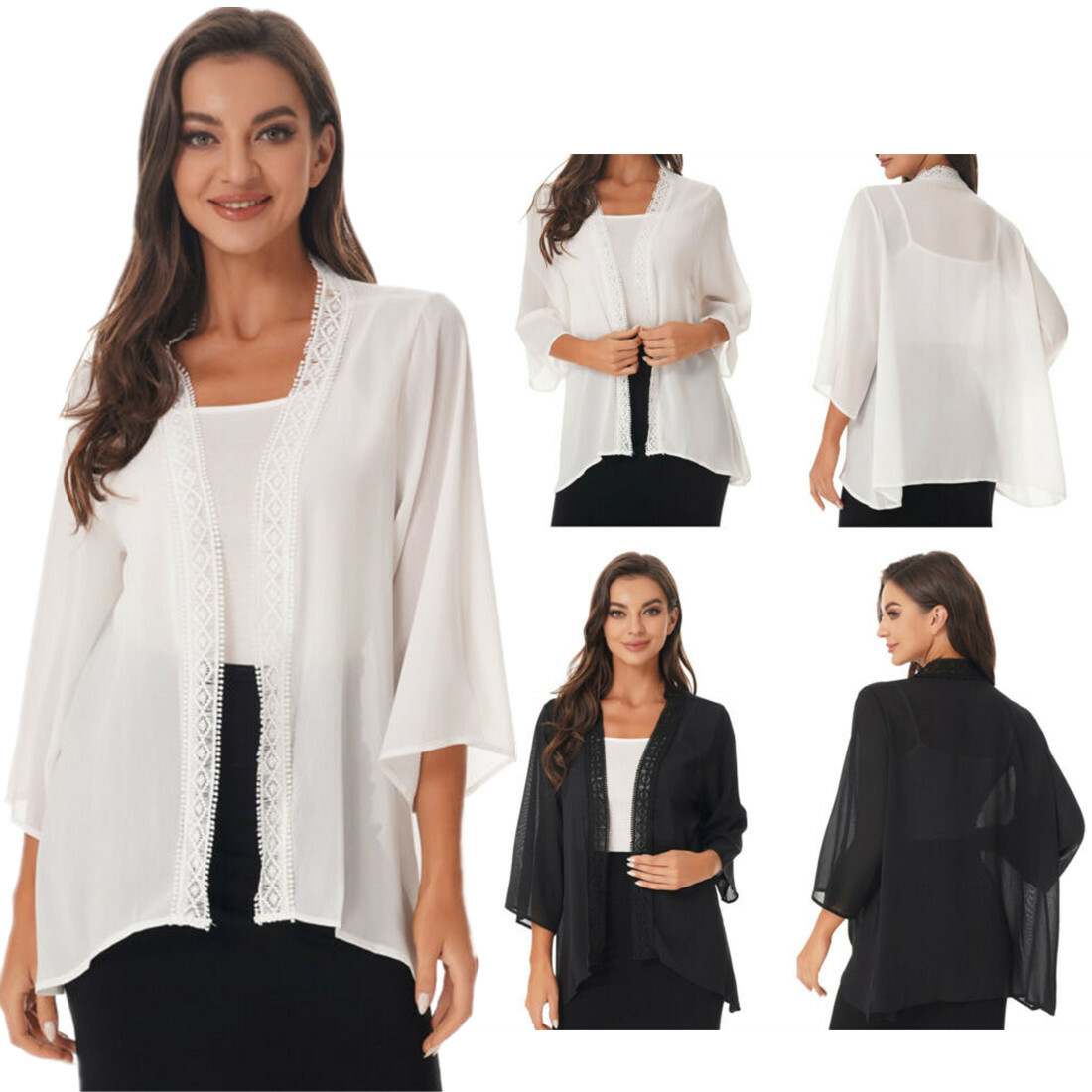 4 Sleeve Shrugs Kimono Tops 