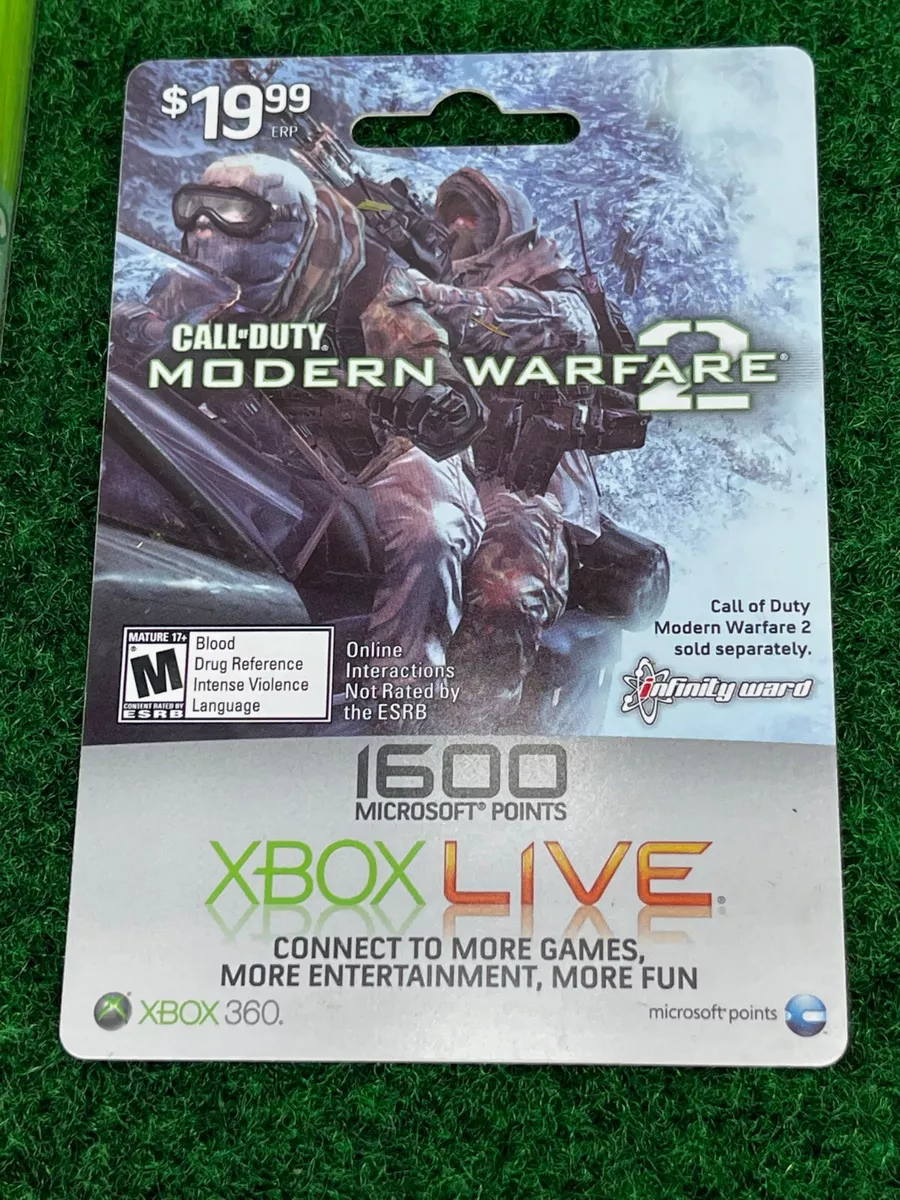 Call of Duty Modern Warfare 2 Microsoft Xbox 360 New! Factory Sealed! COD  MW2