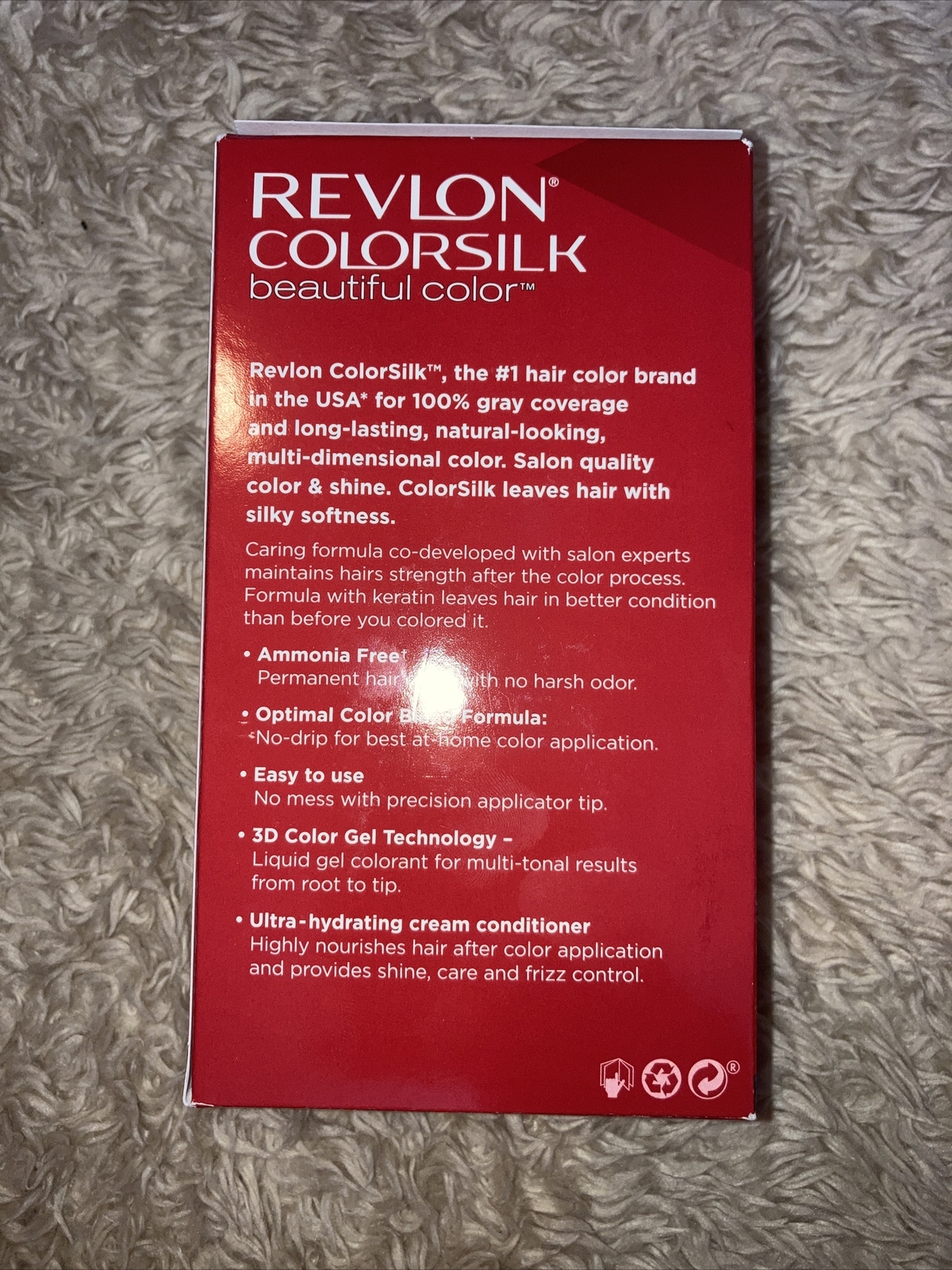 1 Revlon ColorSilk Beautiful Hair color #46 Medium Golden Chestnut Brown