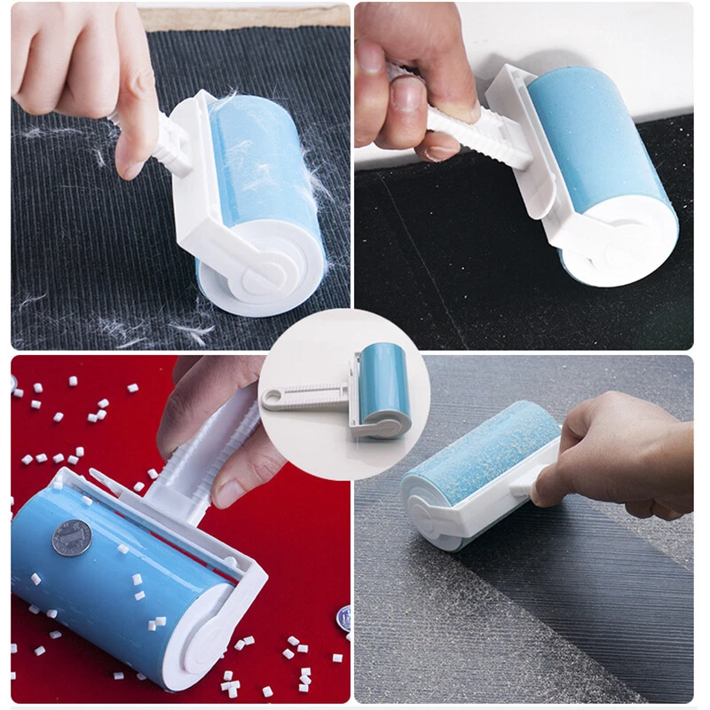 Dust Remover Lint Roller Sticky Home Clothes Pet Hair Clean Washable &  Reusable