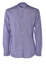Daniele Alessandrini - Shirts - Male - 42 - Blue - 1736718C165138
