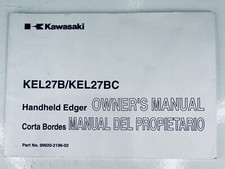 Kawasaki KEL27B Handheld Edger owners manual