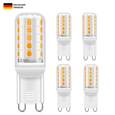 G9 LED Lampe Warmweiß 2700K, 5W G9 LED Leuchtmittel Ersatz 50W Halogenlampen,...