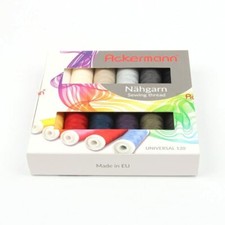 Ackermann (12 Farben x 200m) Universal N&auml;hgarn Farben-Mix (0,54 EUR/100 m)