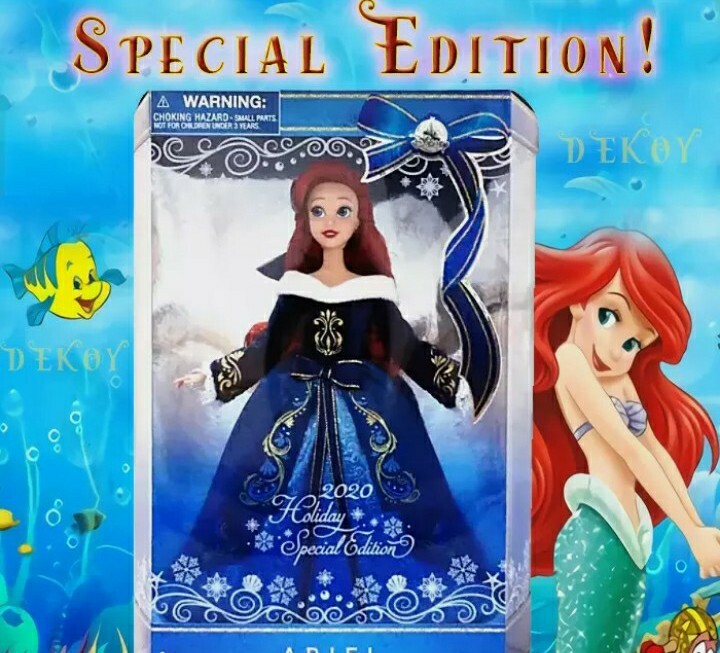 🎄 NEW! DISNEY ARIEL DOLL LITTLE MERMAID 2020 HOLIDAY SPECIAL