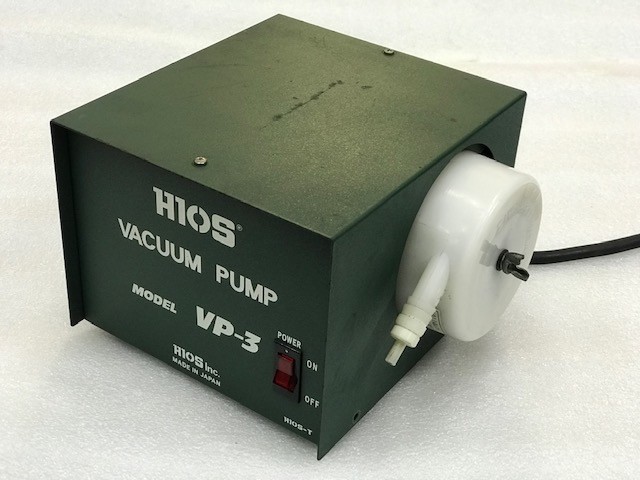 Hios VP-3 Vacuum Pump AC100V 50/60Hz 43/40W Airflow 25l/min Vacuum