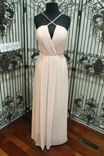 A656 BILL LEVKOFF 1405 SHELL SZ 10 231 BRIDESMAID PROM FORMAL GOWN DRESS
