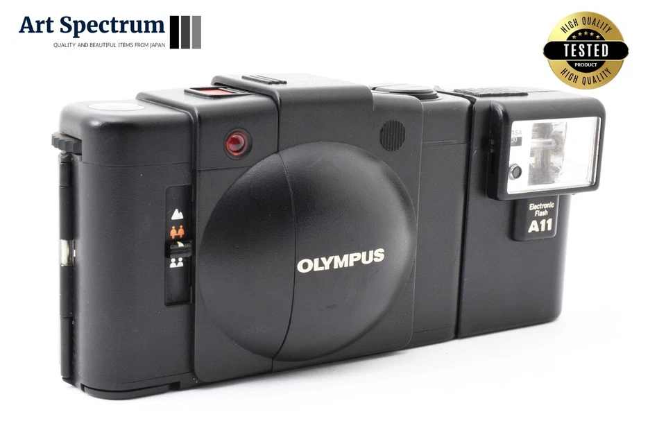 [N Mint] Olympus XA2 + A11 D.Zuiko 35mm f3.5 point&shoot Film Camera from Japan - Image 3 of 4