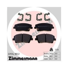 ZIMMERMANN Bremsbelagsatz für KIA Stinger Schrägheck CK Bremsklötze Bremse vorne