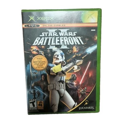 Star Wars Battlefront II 2 Microsoft Xbox 2005 Original OG LucasArts CIB