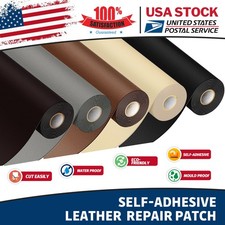 NEW Self-Adhesive Leather Repair Patch for Car Seats Couch Sofa Chair Jacket US