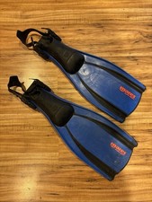 Mares Plana Avanti Swim Fins, Flippers, Size Medium Blue