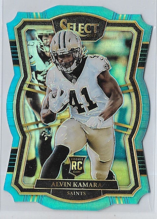 2017 Panini Select Light Blue Die-Cut ALVIN KAMARA RC Rookie #167 #ed 62/99