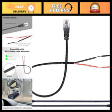 Hardwire Kit for Uniden Radar Detector, RJ11 Mirror Tap, Easy Installation, 1PCS