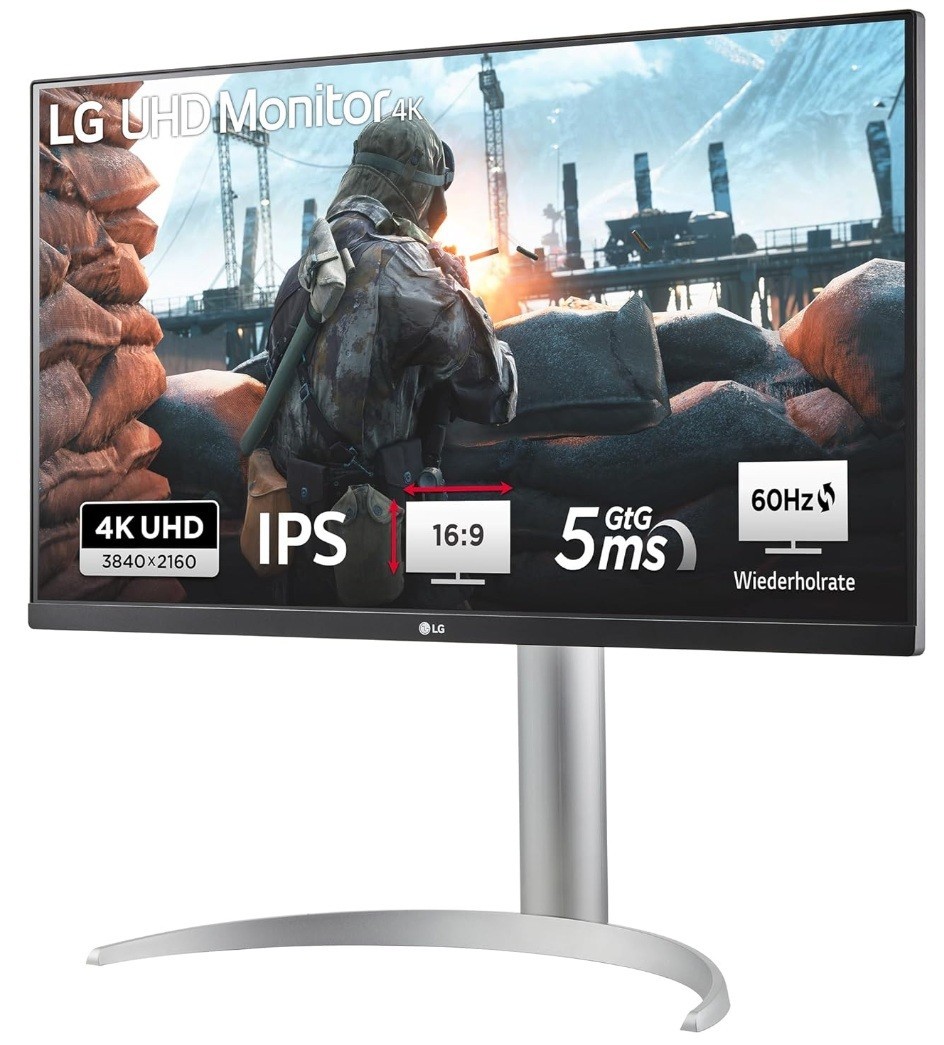 LG 27UP850K-W 68,4 cm (27 Zoll) 4K-LED-Monitor UHD, IPS, 5ms, HDMI, DisplayPort