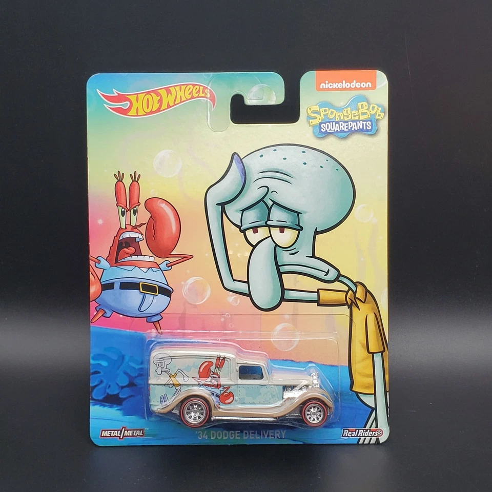 Hot Wheels Spongebob Squarepants ‘34 Dodge Delivery RealRiders - Image 2 of 2