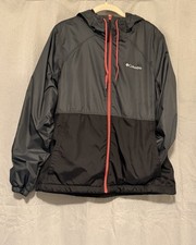 Columbia Center Ridge Lined Windbreaker Jacket, Women  s Medium, New No Tags