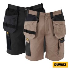 DeWalt San Diego Men's Work Short ProStretch Black & Sand Colours - Free Postage