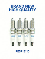 4x Neue langlebige Zündkerzen PE5R18110 für Mazda2 Mazda3 Mazda6 CX-30 CX-3 CX-5