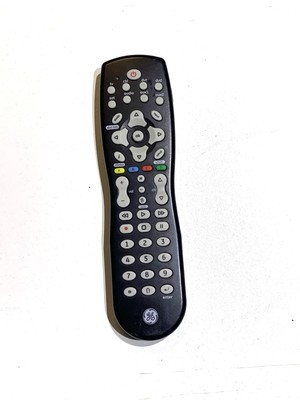 GE UltraPro Universal Remote Control for TV/DVD/Cable 8-Device, Black