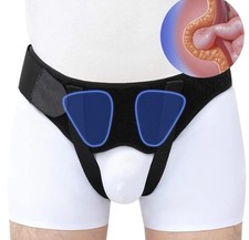Hernia Support Belt for Men Truss for Inguinal with 2 Removable Compression Pads