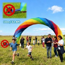 10m Oxford Inflatable Rainbow Advertising Arch Environmental Friendly NO Blower