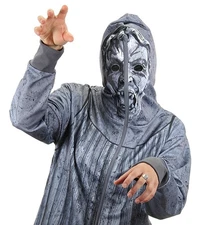Doctor Who: WEEPING ANGEL Zip-Up BBC Licensed Costume Hoodie - Size = X-LARGE