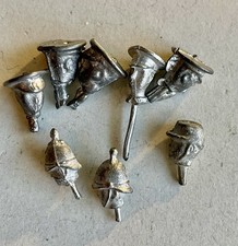 Various Lead toy soldiers head pcs for repair