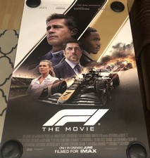 F1 Original DS Double Sided 27x40 Movie Poster Brad Pitt Vsn D MINT Formula One
