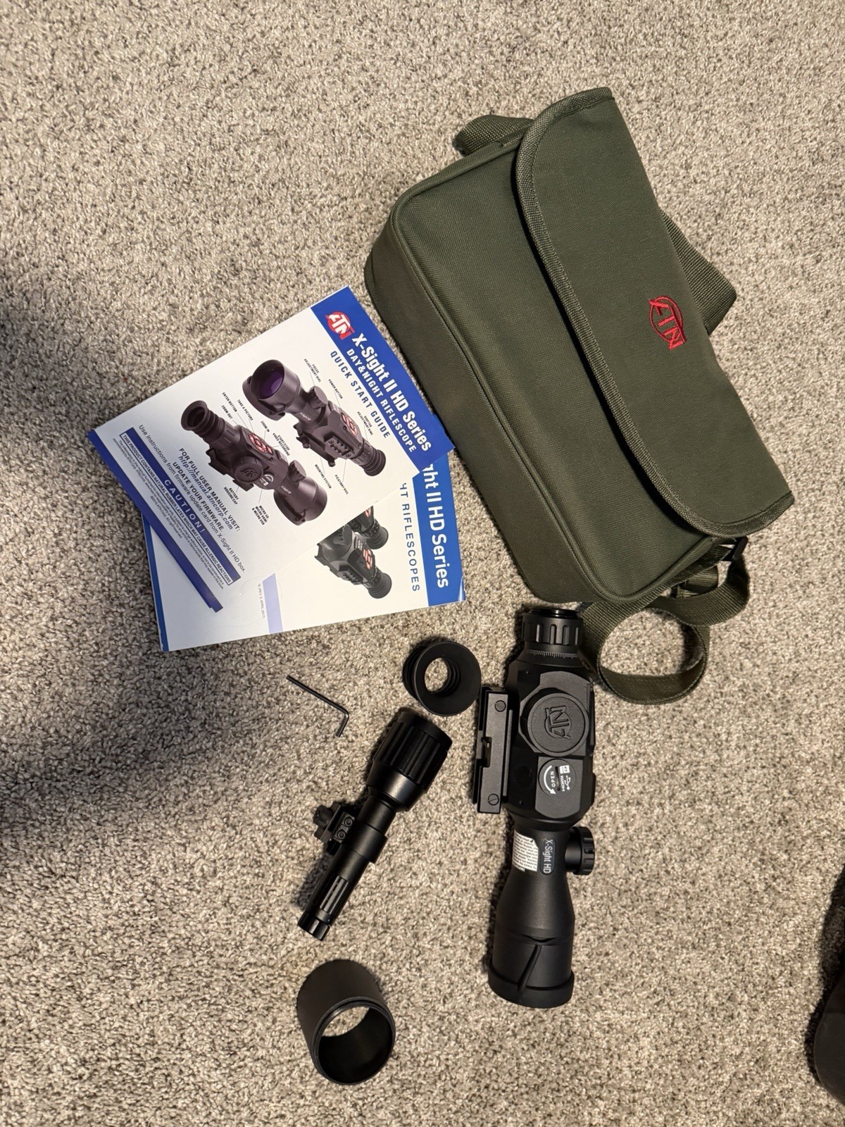 ATN X-Sight II HD 3-14x 3-14 Day Night Rifle Scope Kit