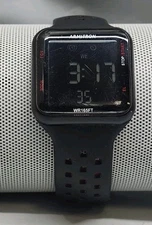 Armitron Pro Sport Digital Wrist Watch M1179b Water Resistant 165ft Black Read