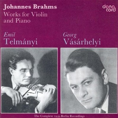 Telmanã¡nyi Emil / Georg Vã¡sã¡rhelyi - Werke für Violine & Klavier - CD