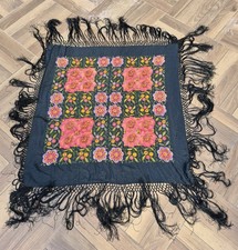 embroidered silk shawl products for sale