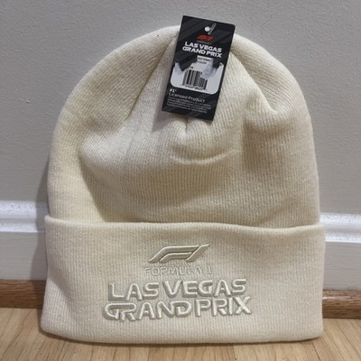 Las Vegas Grand Prix LVGP F1 Beanie Hat Formula 1 One Size New Light Beige